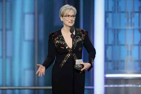 Trump attaque Meryl Streep qu’il qualifie d’actrice «surévaluée»