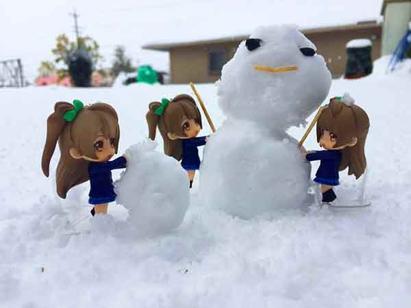 Les Japonais sont (aussi) créatifs avec la neige