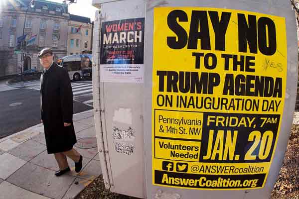 Des manifestations anti-Trump se préparent à Washington