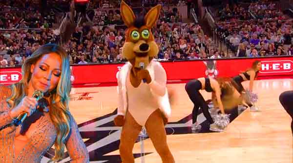 Cette mascotte NBA trolle Mariah Carey (et c’est épique)