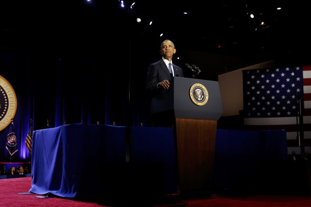 Obama fait ses adieux dans un discours émouvant