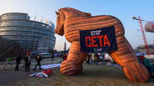 L’accord de libre-échange CETA a été approuvé par le Parlement européen