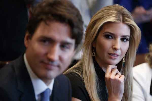 Ivanka Trump en pleine lumière lors de la visite de Justin Trudeau