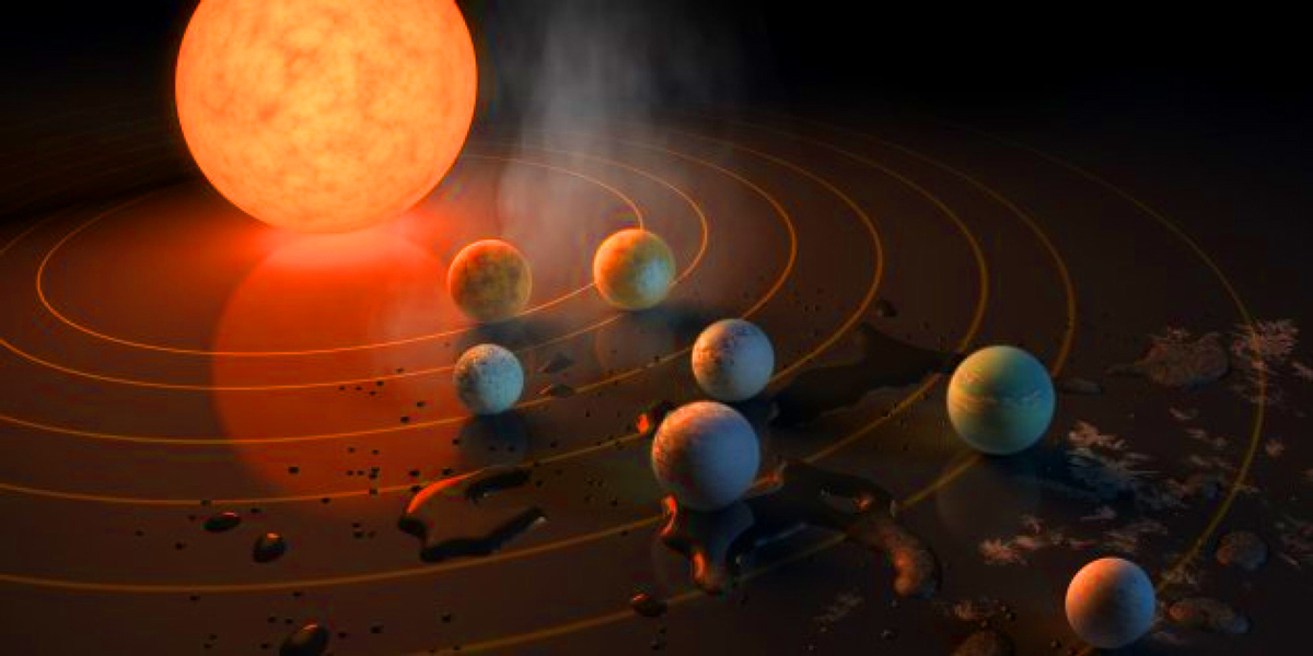 7 planètes de la taille de la Terre découvertes autour d’une petite étoile