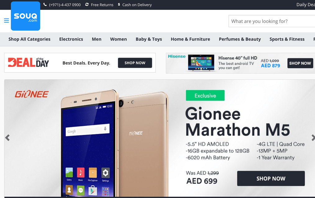 Amazon achète Souq.com, premier dans le monde arabe