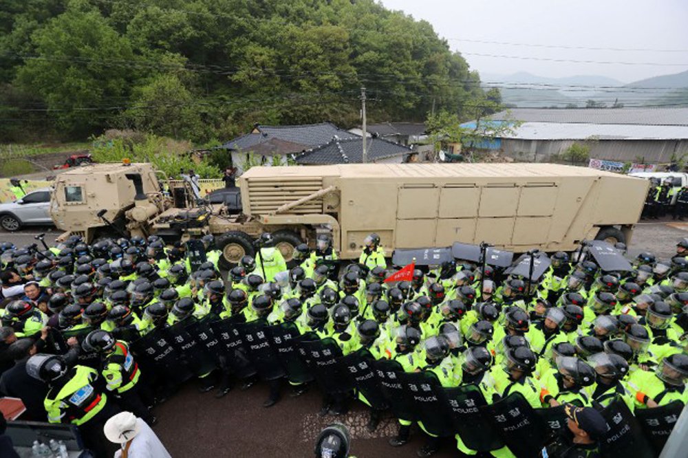 Les premiers éléments du bouclier antimissiles arrivent en Corée du Sud