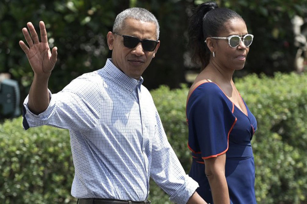 Michelle et Barack Obama en vacances en Polynésie française