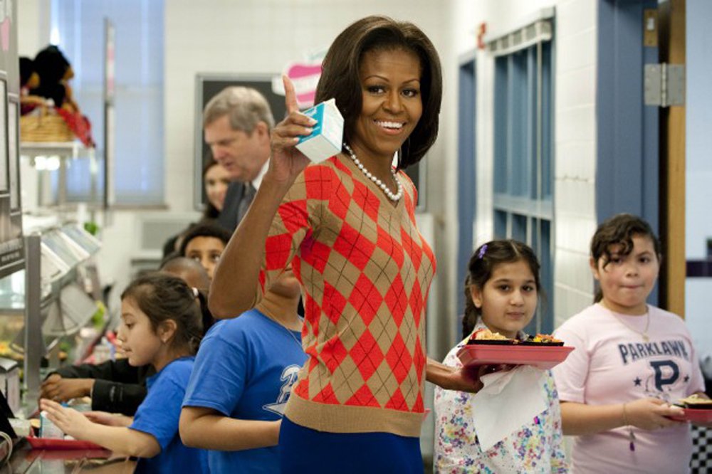 Le programme manger sain de Michelle Obama annulé