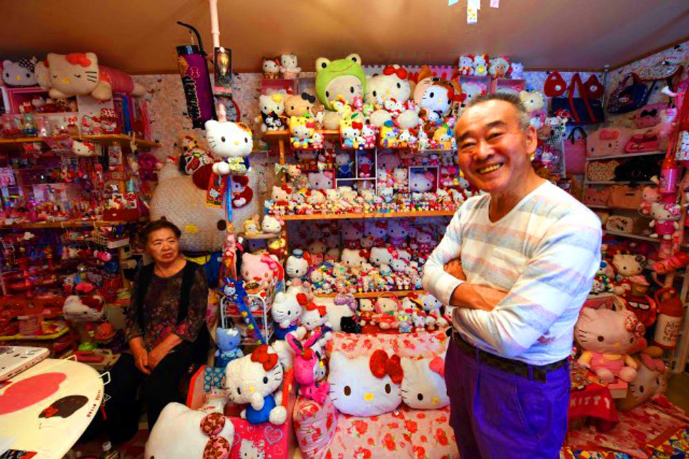 La plus grande collection Hello Kitty détenue par un flic japonais