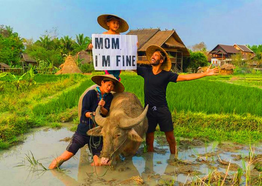 Faire le tour du monde…et rassurer sa maman