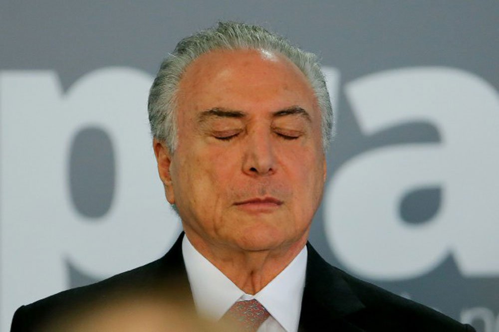 Brésil: la popularité du président Temer s’effondre à 5%