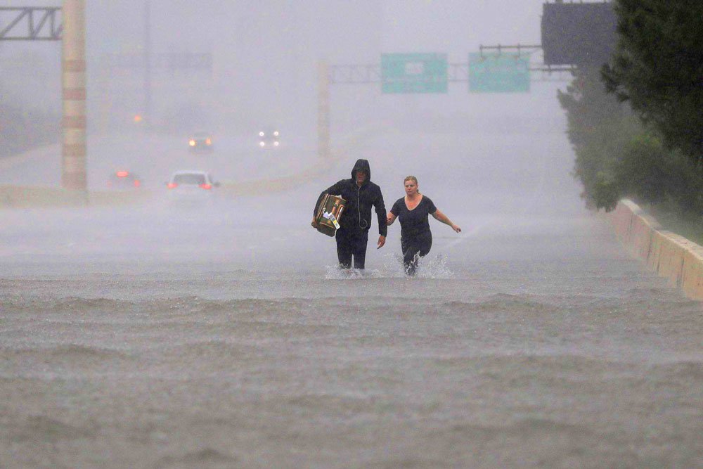 Harvey: les pluies les plus importantes de l’histoire du continent