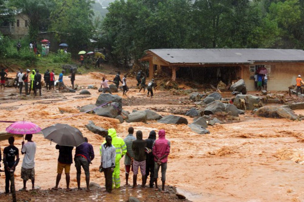 Plus de 300 morts en Sierra Leone après des pluies diluviennes