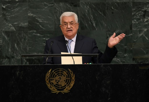 Abbas à l’ONU demande la fin de “l’apartheid” dont sont victimes les Palestiniens