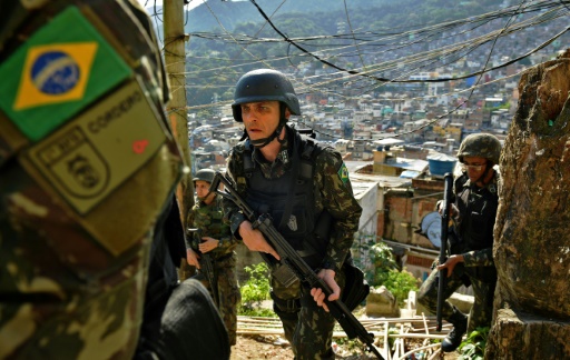Brésil: situation maitrisée dans une favela de Rio après l’intervention de l’armée