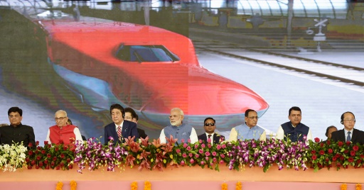 Coup d’envoi du premier train à grande vitesse en Inde