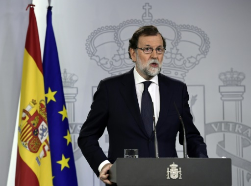 Espagne: Rajoy demande aux indépendantistes de renoncer à l’escalade