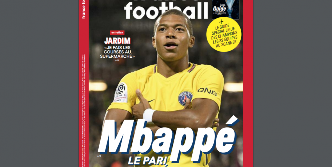 Foot – Médias – Kylian Mbappé en une de France Football