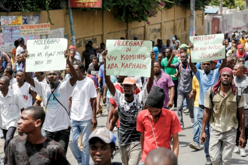 Haïti: l’opposition manifeste pour réclamer le départ du président