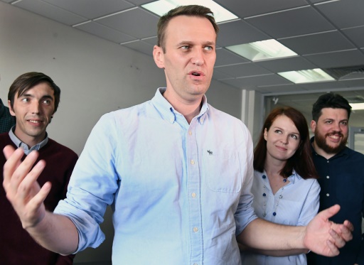 L’opposant russe Navalny arrêté avant un meeting électoral