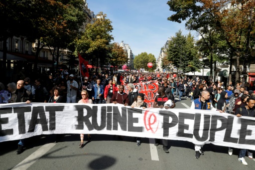 Réforme du code du travail: entre 16.000 et 55.000 manifestants à Paris