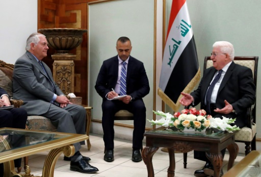 Abadi réfute devant Tillerson ses propos sur les “milices iraniennes”