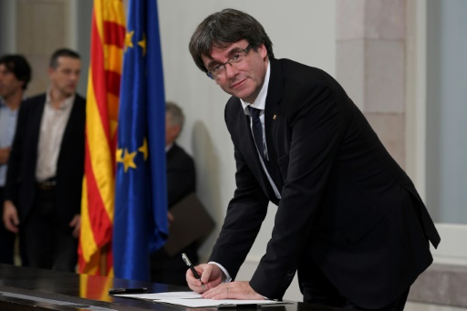 Catalogne: la signature d’une déclaration d’indépendance est pour l’instant “symbolique”