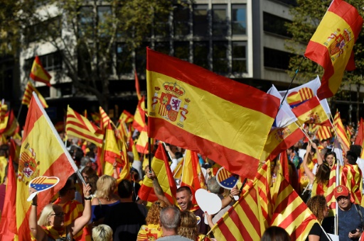 Catalogne: manifestation anti-indépendantiste attendue à Barcelone