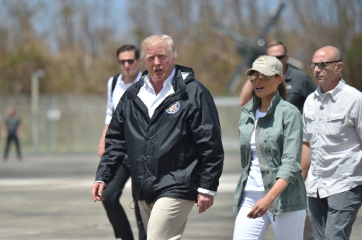 Donald Trump à Porto Rico, test de leadership