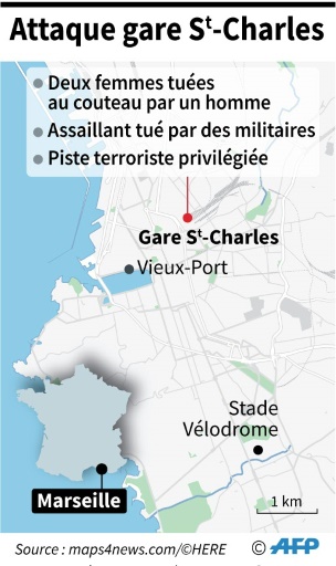 France: deux femmes tuées dans une attaque au couteau à Marseille