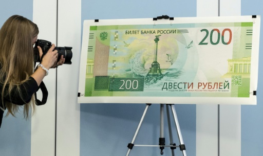 L’Ukraine interdit la circulation d’un billet de banque russe avec des images de la Crimée