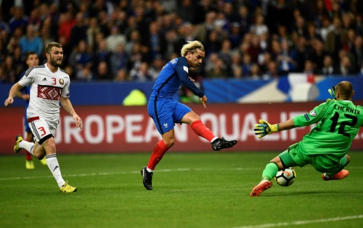 Mondial-2018: la France mène 2 à 1 contre le Belarus à la pause