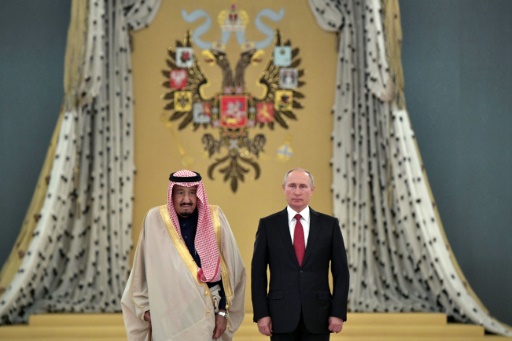 Poutine reçoit le roi Salmane pour une “nouvelle impulsion” aux relations Moscou-Ryad