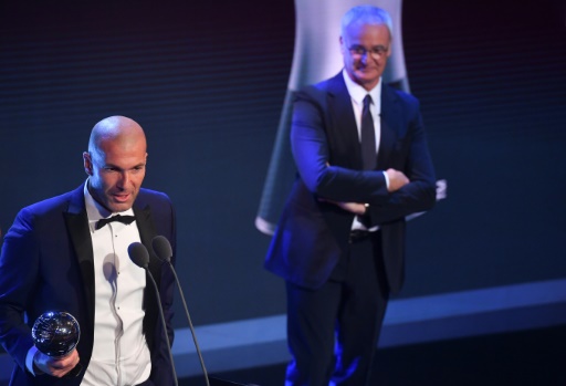 Prix Fifa: Zinédine Zidane sacré meilleur entraîneur de l’année 2017