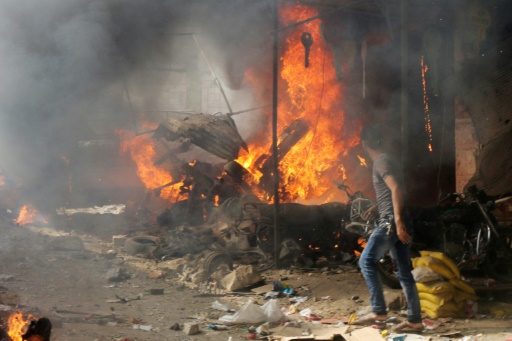 Syrie: 11 civils tués dans des raids aériens contre un marché à Idleb