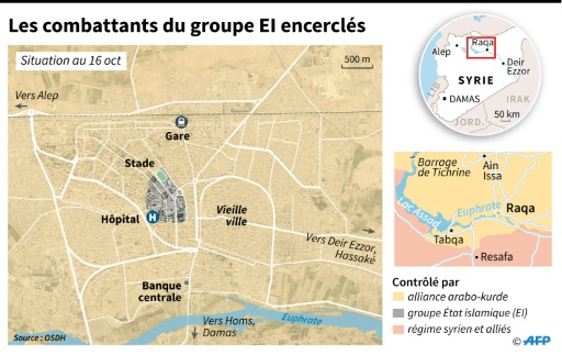 Syrie: une alliance antijihadistes reprend l’hôpital de Raqa à l’EI