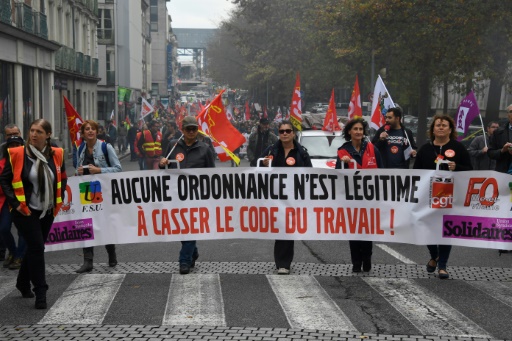 Travail: essoufflement en régions pour la troisième journée contre les ordonnances