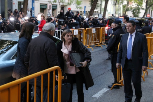 Catalogne: la présidente du parlement verse la caution pour sa sortie de prison