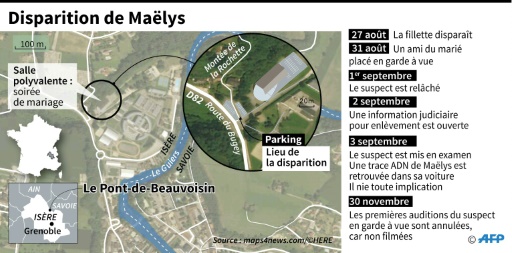 Disparition de Maëlys: le suspect devant les juges