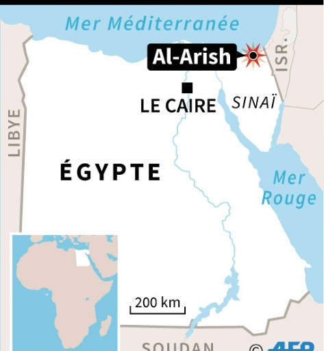 Egypte: le bilan monte à 155 morts dans l’attaque contre une mosquée