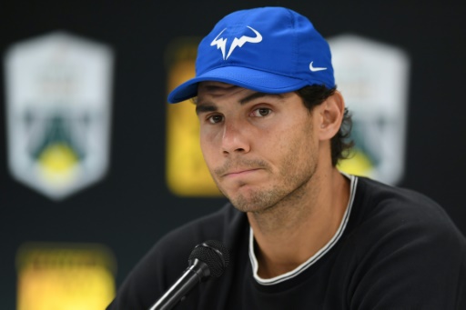 Tennis: Nadal forfait à Paris, blessé au genou droit