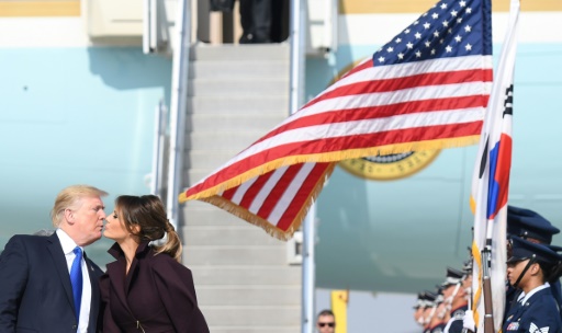 Trump en Corée du Sud pour l’étape sensible de sa tournée asiatique