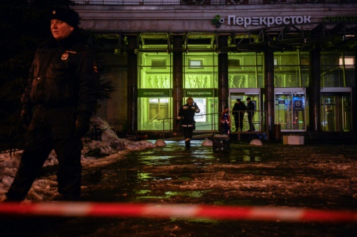 Explosion dans un supermarché à Saint-Pétersbourg: dix blessés