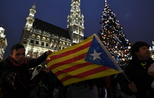 Les indépendantistes catalans se rassemblent à Bruxelles pour interpeller l’UE