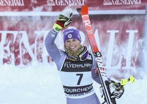 Ski: Worley 2e du géant de Courchevel derrière Shiffrin