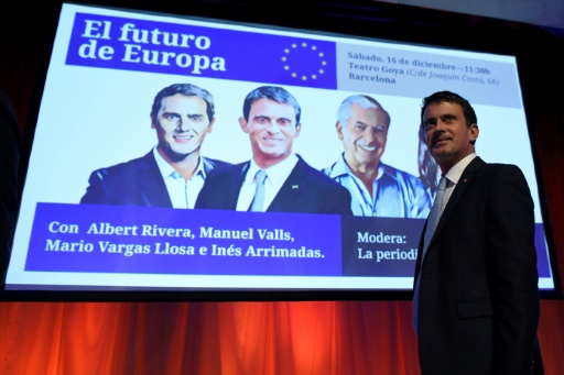 Valls, un ancien premier ministre français “en campagne” en Catalogne