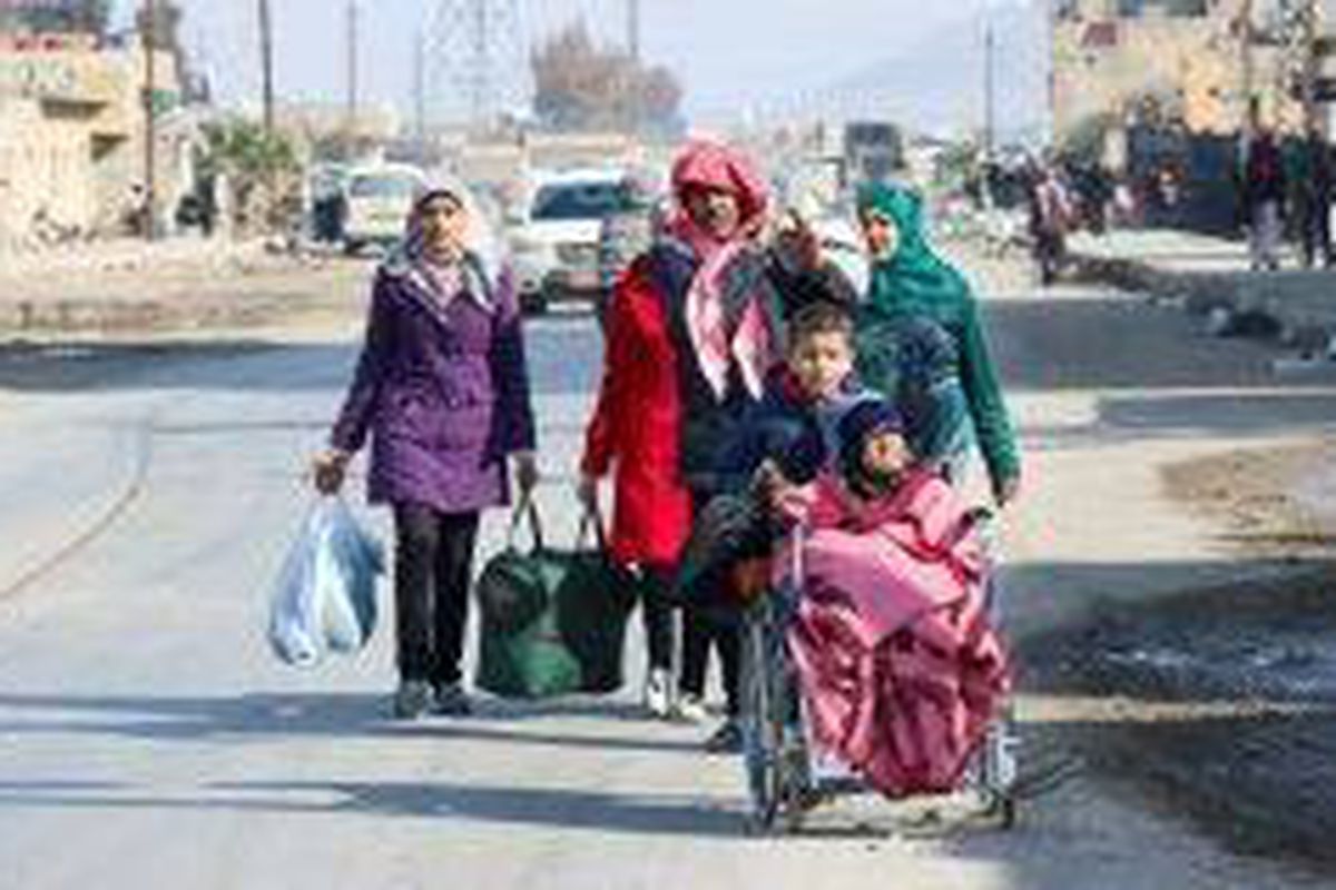 <p/>Des Syriens fuient leurs maisons des quartiers proches de la prison de Gh                  </div>
            </div>

        </div>

        
        <div class=