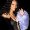 Rihanna enceinte : Mini-robe transparente, ventre à l’air et lanières en cuir avec son chéri ASAP Rocky